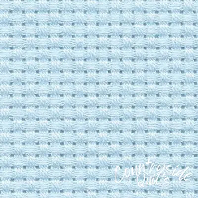 COSMO Embroidery Cotton Cloth for Cross Stitch Precuts 14ct Saxe Blue