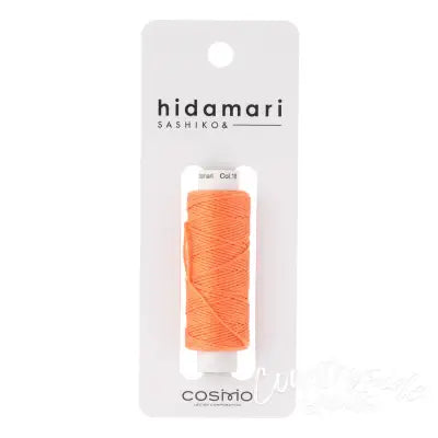 Cosmo Hidamari Sashiko Solid Thread 30 Meters Cantaloupe