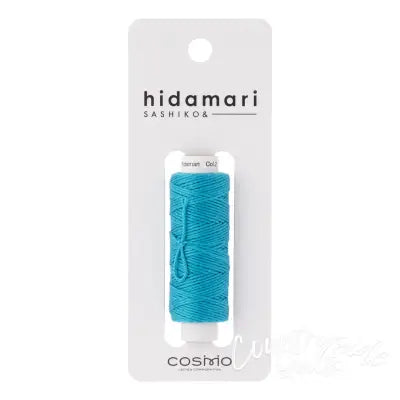 Cosmo Hidamari Sashiko Solid Thread 30 Meters Caribbean Sea