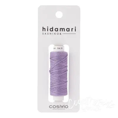 Cosmo Hidamari Sashiko Solid Thread 30 Meters Lavender
