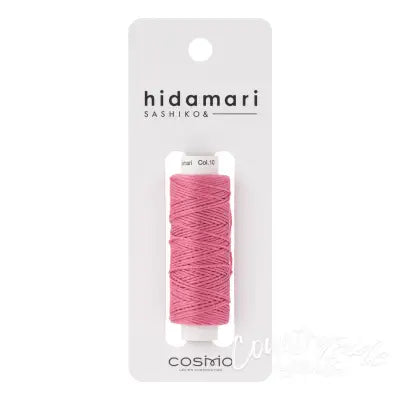Cosmo Hidamari Sashiko Solid Thread 30 Meters Peony
