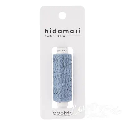 Cosmo Hidamari Sashiko Solid Thread 30 Meters Russian Blue