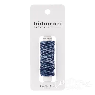 Cosmo Hidamari Sashiko Variegated Thread 30 Meters Deep Ocean