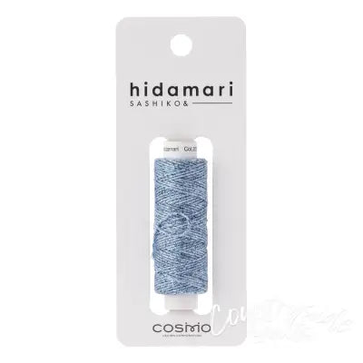 Cosmo Hidamari Sashiko Variegated Thread 30 Meters Denim Blue