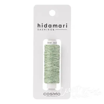 Cosmo Hidamari Sashiko Variegated Thread 30 Meters Mojito Green