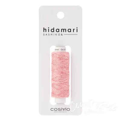 Cosmo Hidamari Sashiko Variegated Thread 30 Meters Strawberry Milk