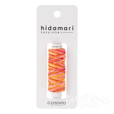 Cosmo Hidamari Sashiko Variegated Thread 30 Meters Tequila Sunrise