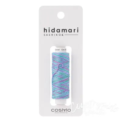 Cosmo Hidamari Sashiko Variegated Thread 30 Meters Tie Dye