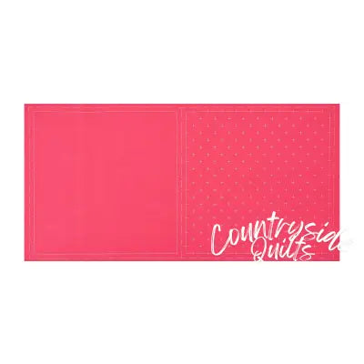 Cosmo Sashiko Cotton & Linen Precut Fabric - Kasuri - Rose