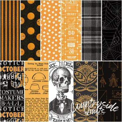 Costume Maker's Act II 1 Yard Bundle Black, 11 Pcs.