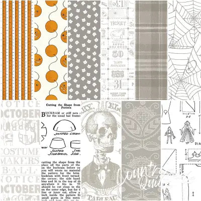 Costume Maker's Act II 1 Yard Bundle Orange, 11 Pcs.