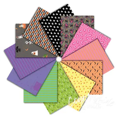 Costume Party Fat Quarter Packs, 12 Colors