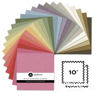 Cottage Cloth III 10 Inch Square 42 Cuts Each