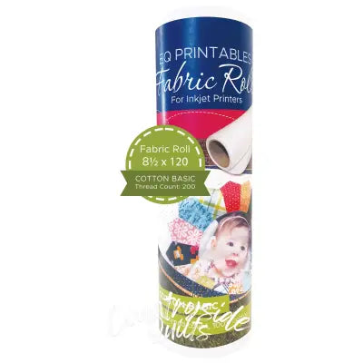 Cotton Printable Fabric Roll 8-1/2in x 120in