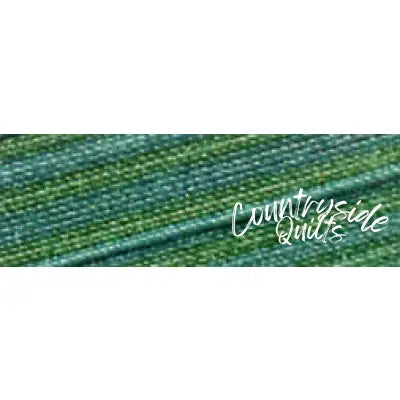 Cotton Quilting Thread 3-ply 40wt 3000yds Variegated Aqua Waters