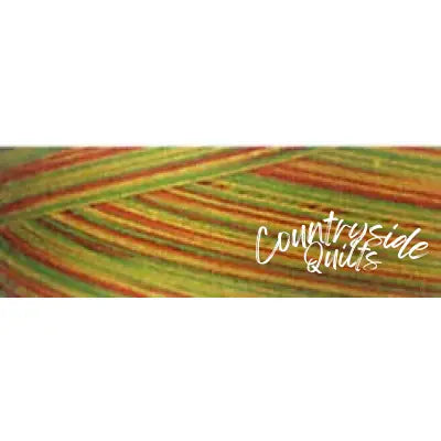 Cotton Quilting Thread 3-ply 40wt 3000yds Variegated Citrus