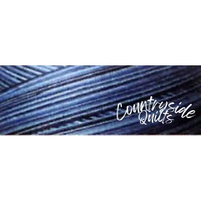 Cotton Quilting Thread 3-ply 40wt 3000yds Variegated Denim