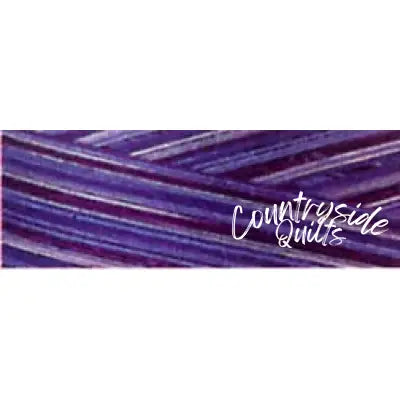 Cotton Quilting Thread 3-ply 40wt 3000yds Variegated Purple Haze
