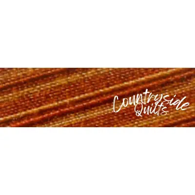 Cotton Quilting Thread 3-ply 40wt 3000yds Variegated Rusty Oranges