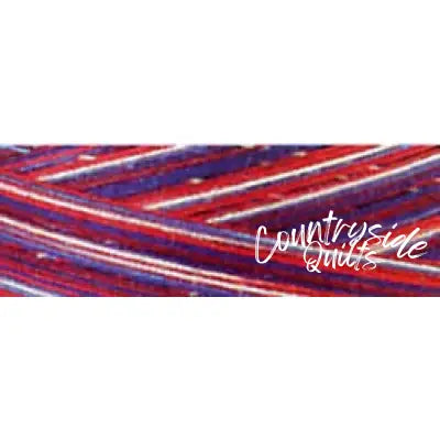 Cotton Quilting Thread 3-ply 40wt 3000yds Variegated Stars & Stripes