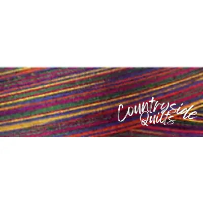 Cotton Quilting Thread 3-ply 40wt 3000yds Variegated Tie Dye