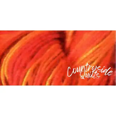 Cotton Quilting Thread Variegated 3000yd Poppy Blaze