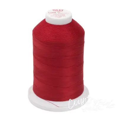 Cotton Thread 2-ply 30wt 400d 3200yds Bayberry Red
