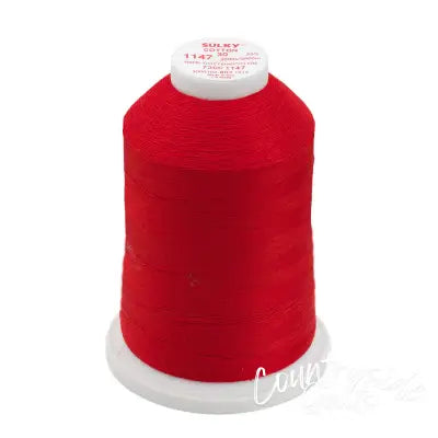 Cotton Thread 2-ply 30wt 400d 3200yds Christmas Red