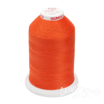 Cotton Thread 2-ply 30wt 400d 3200yds Orange Flame
