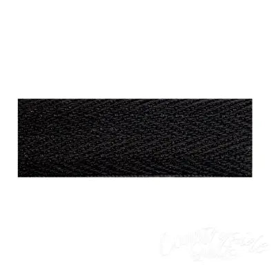 Cotton Twill Tape 25mm Black