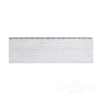 Cotton Twill Tape 25mm White