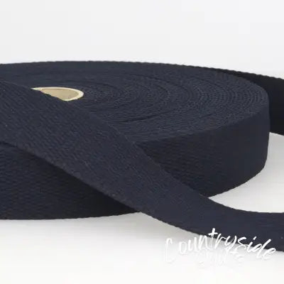 Cotton Webbing 40mm Navy