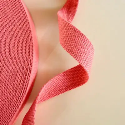 Cotton Webbing Salmon 50yds