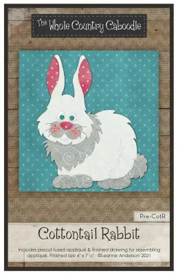 Cottontail Rabbit Precut Fused Applique Pack