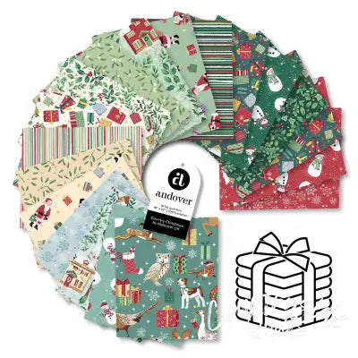 Country Christmas Fat Quarter Bundle 19 Cuts Each