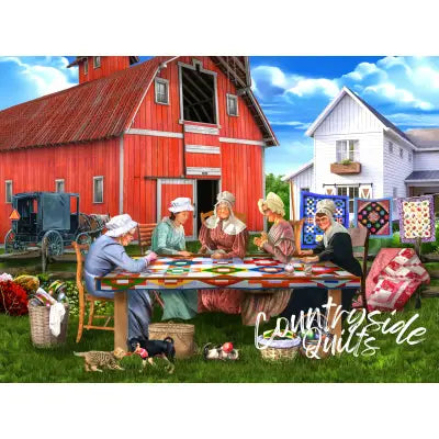 Country Quilting Bee 1000pc Puzzle