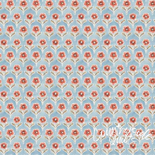 Countryside Blossom Blue 44’’ / 45’’ Width C14534-BLUE
