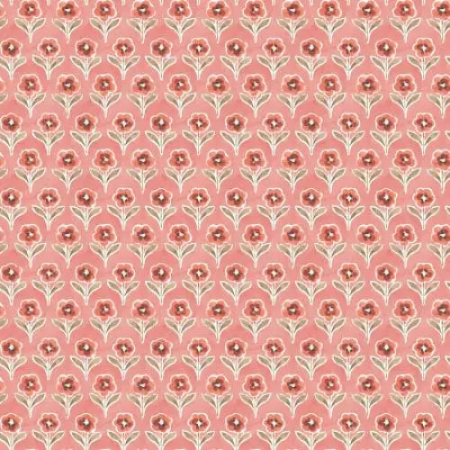 Countryside Blossom Coral 44’’ / 45’’ Width C14534-CORAL