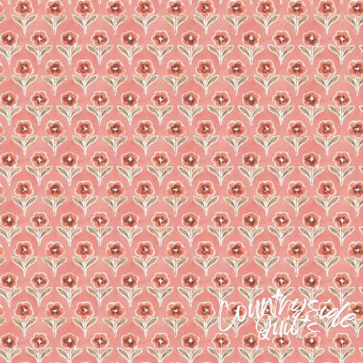 Countryside Blossom Coral 44’’ / 45’’ Width C14534-CORAL
