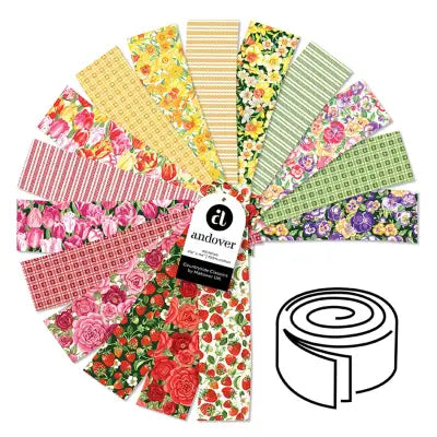 Countryside Classics - 2.5 Inch Strip Roll - 40 Cuts Each