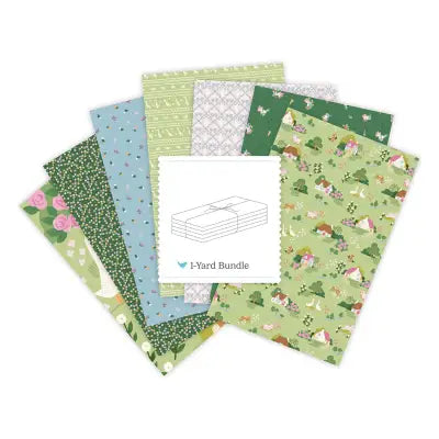 Countryside Dreams 1 Yard Bundle Honeydew, 7 Pcs.
