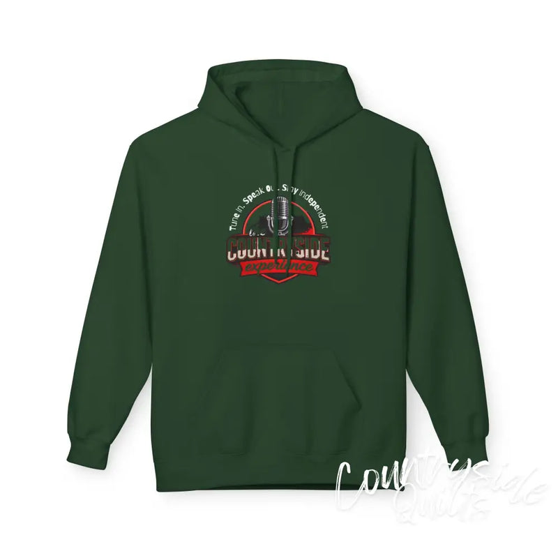 Countryside Experience Fleece Hoodie - Cozy Unisex Sweater