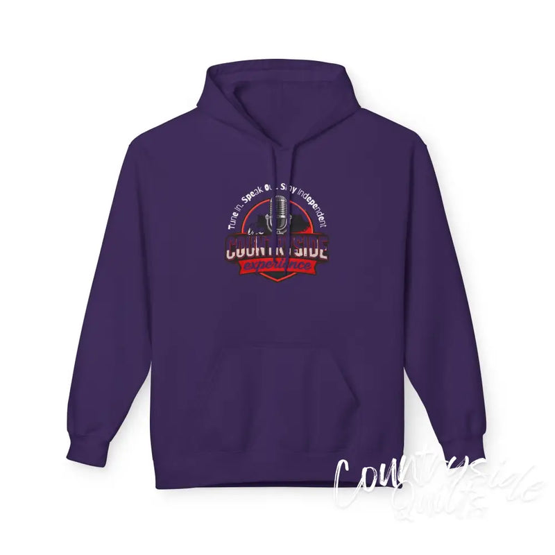 Countryside Experience Fleece Hoodie - Cozy Unisex Sweater