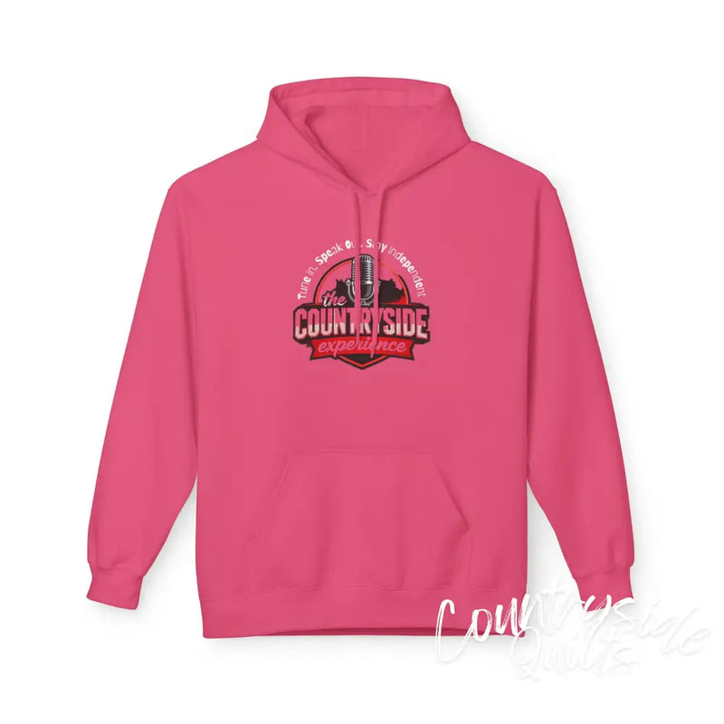 Countryside Experience Fleece Hoodie - Cozy Unisex Sweater