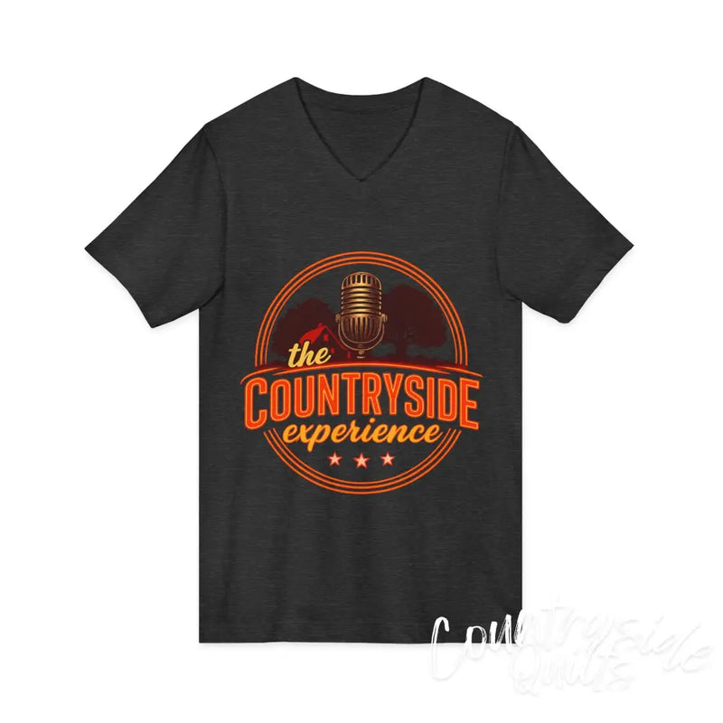 The Countryside Experience V-Neck Tee Unisex Country Music