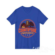 The Countryside Experience V-Neck Tee Unisex Country Music
