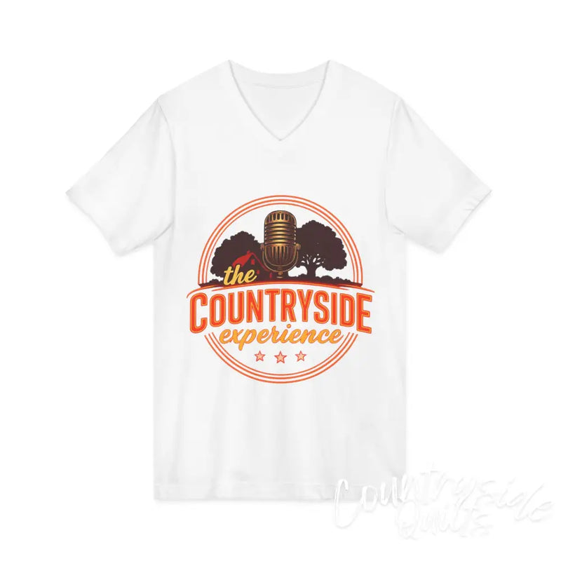 The Countryside Experience V-Neck Tee Unisex Country Music