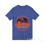 The Countryside Experience V-Neck Tee Unisex Country Music