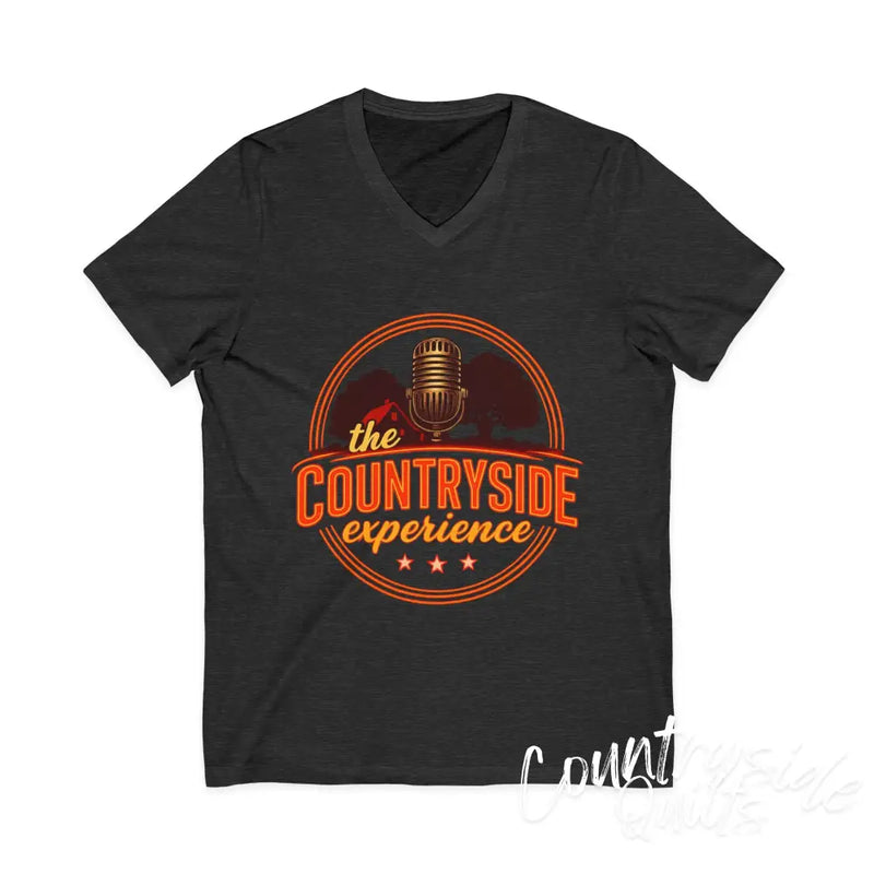 The Countryside Experience V-Neck Tee Unisex Country Music