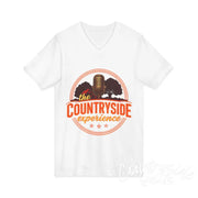 The Countryside Experience V-Neck Tee Unisex Country Music